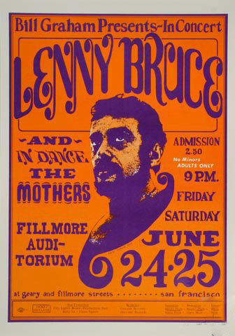 Lenny Bruce - The Mothers Postcard
